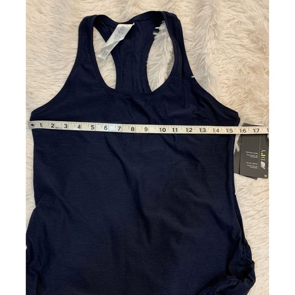New Balance Dry Tank Moisture Wicking Blue Size M Racerback - Picture 7 of 9